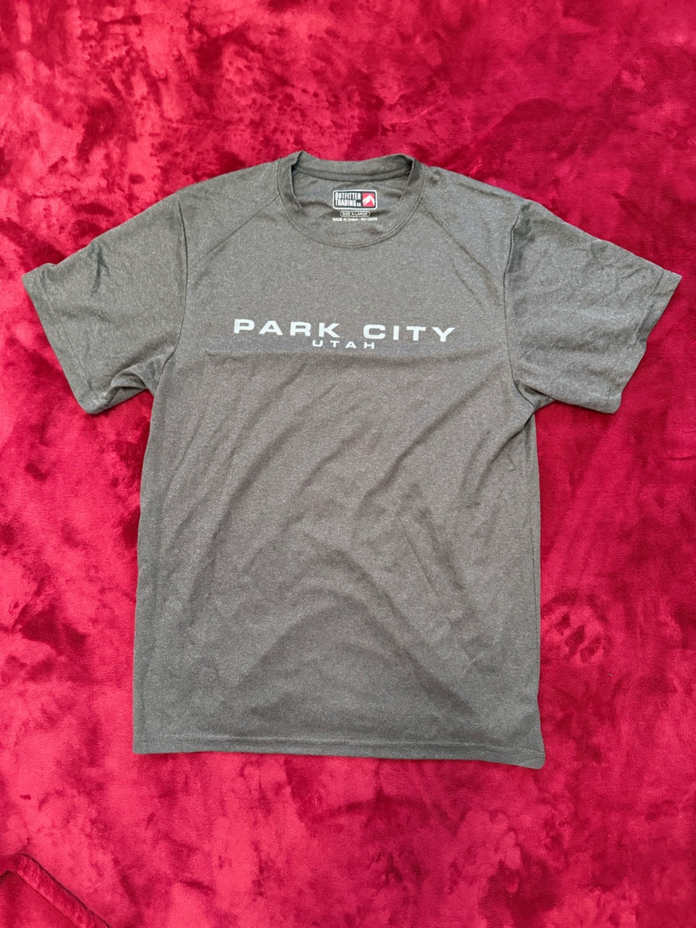 Park City Utah Short-Sleeve Tee in Gray